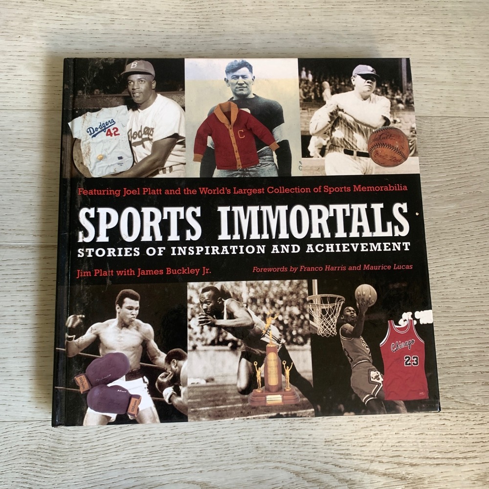 Sports Immortals Stories of Inspiration and Achievement Jim Platt Hardcover Book